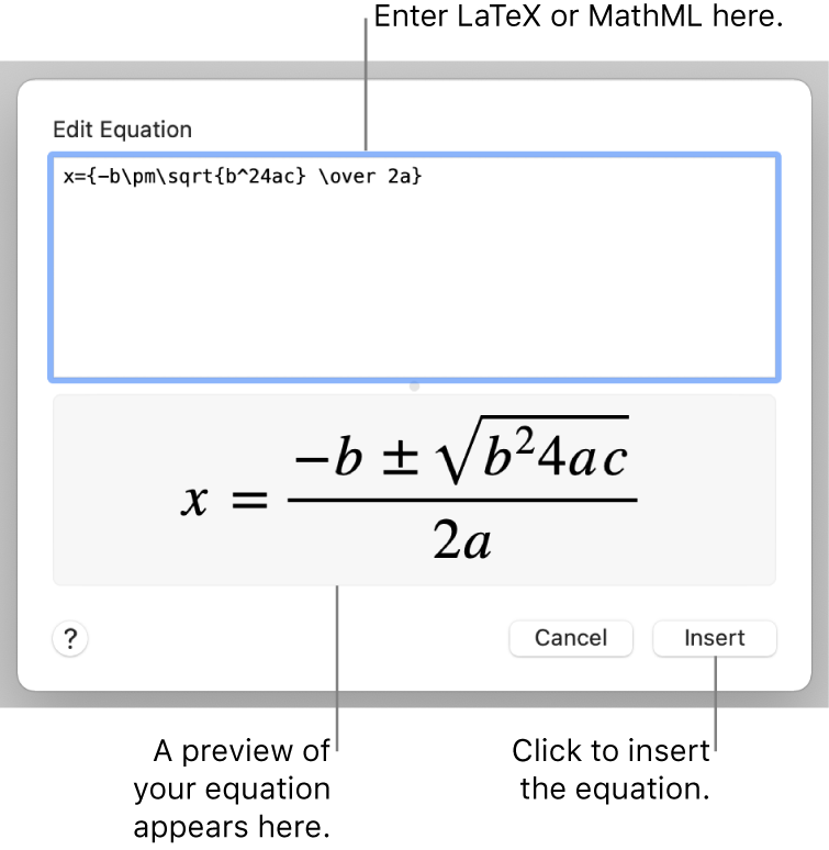 math equation editor for mac